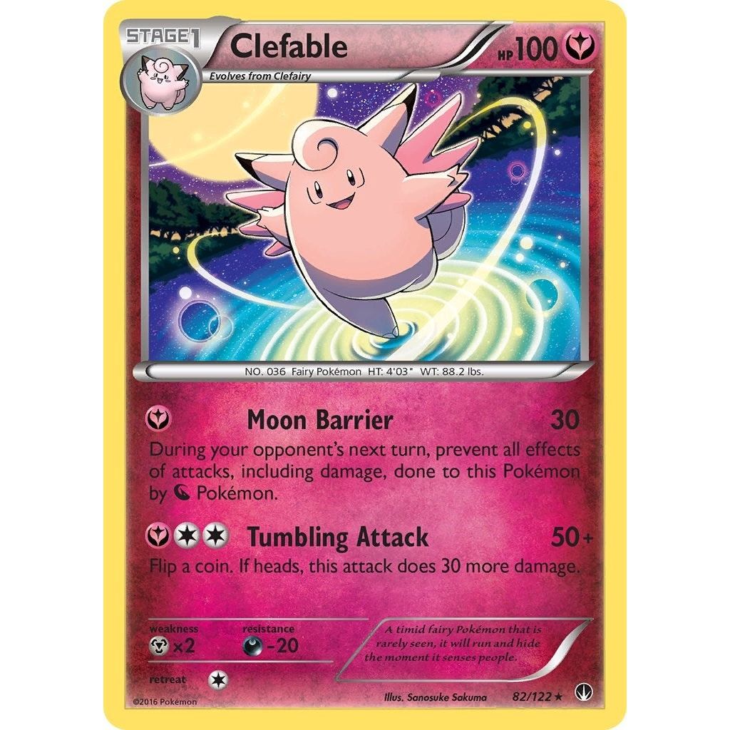 Image for Clefable (82/122) (BKP) - Pokemon