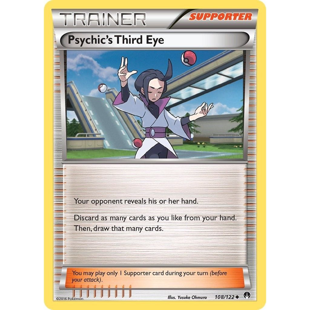Image for Psychic's Third Eye (108/122) (BKP) - Pokemon