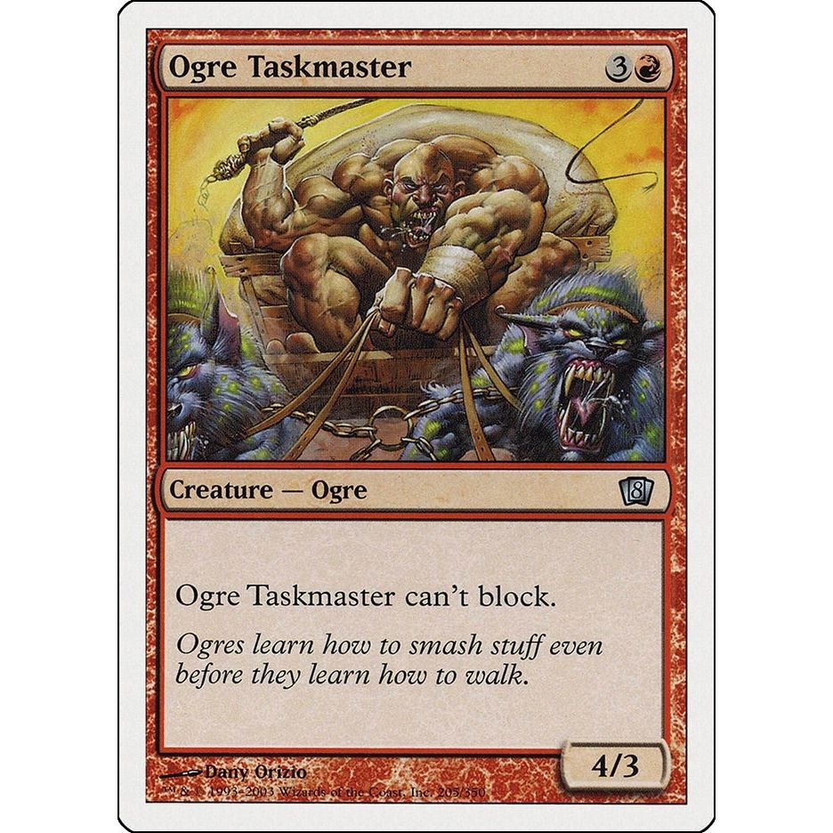 Image for Ogre Taskmaster (205) (8ED) - Magic: The Gathering