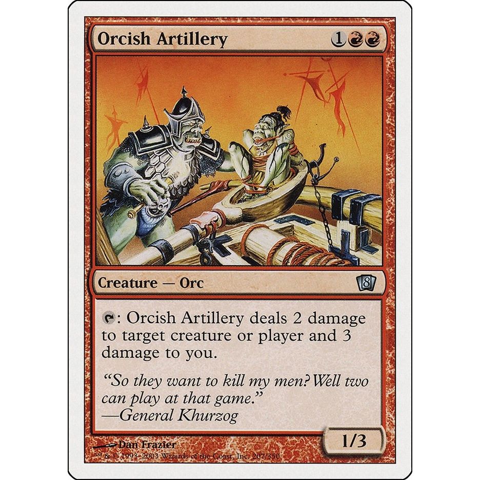 Image for Orcish Artillery (207) (8ED) - Magic: The Gathering