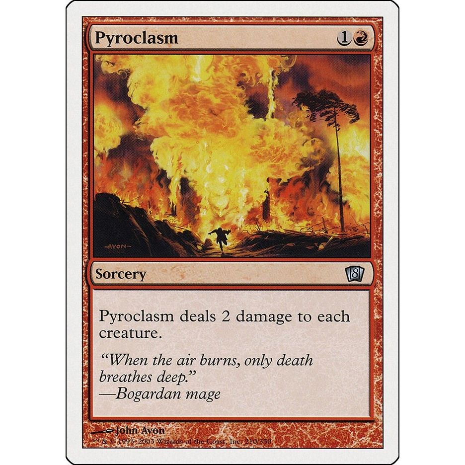 Image for Pyroclasm (210) (8ED) - Magic: The Gathering