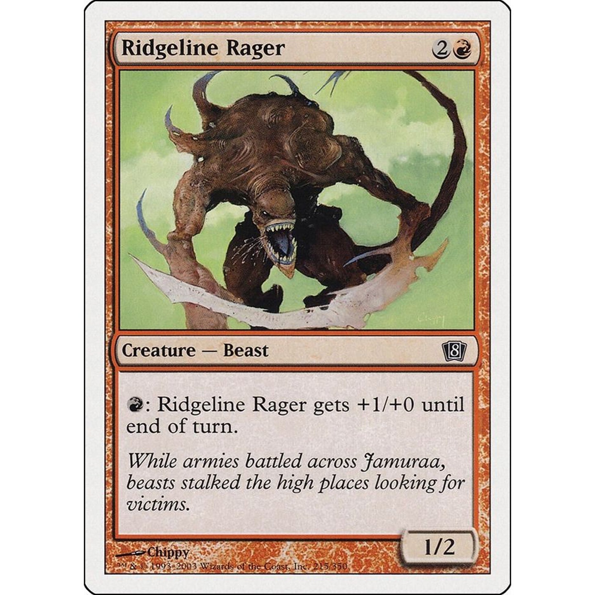 Image for Ridgeline Rager (215) (8ED) - Magic: The Gathering