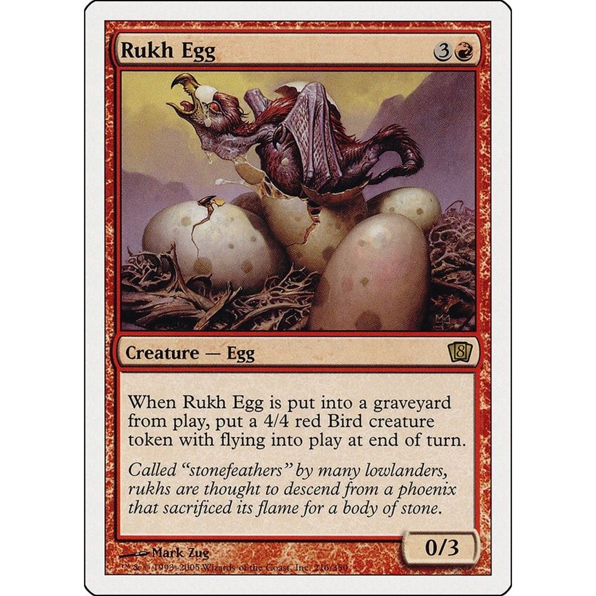 Image for Rukh Egg (216) (8ED) - Magic: The Gathering