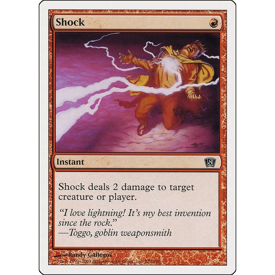 Image for Shock (222) (8ED) - Magic: The Gathering