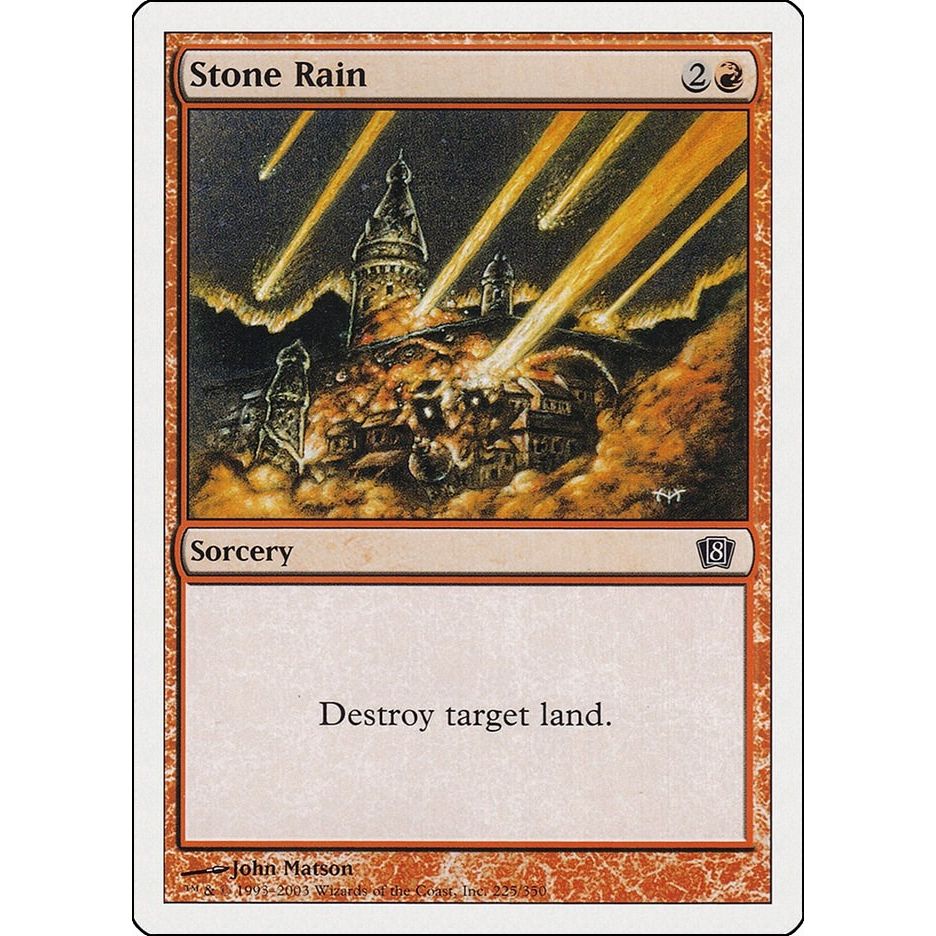 Image for Stone Rain (225) (8ED) - Magic: The Gathering