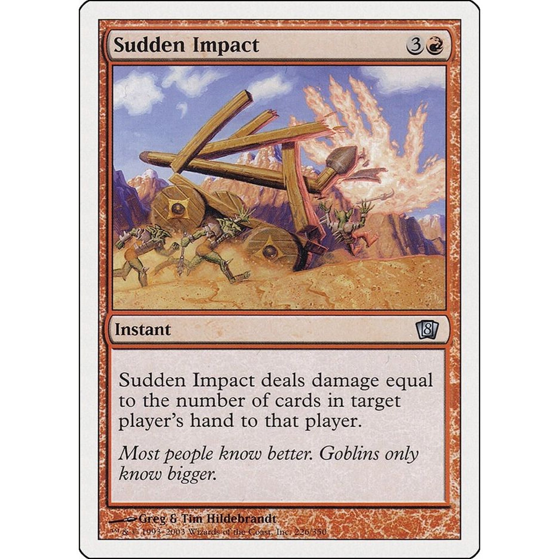 Image for Sudden Impact (226) (8ED) - Magic: The Gathering