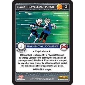 Image for Black Travelling Punch (C9) (EVO) - Dragon Ball Z TCG