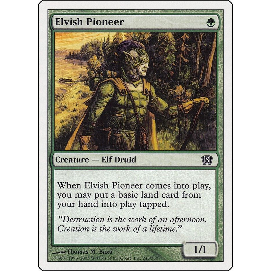 Image for Elvish Pioneer (243) (8ED) - Magic: The Gathering