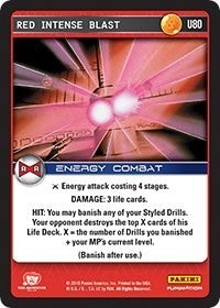 Image for Red Intense Blast (U80) (EVO) - Dragon Ball Z TCG