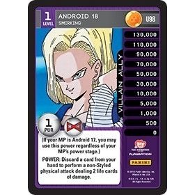 Image for Android 18 - Smirking (U98) (EVO) - Dragon Ball Z TCG
