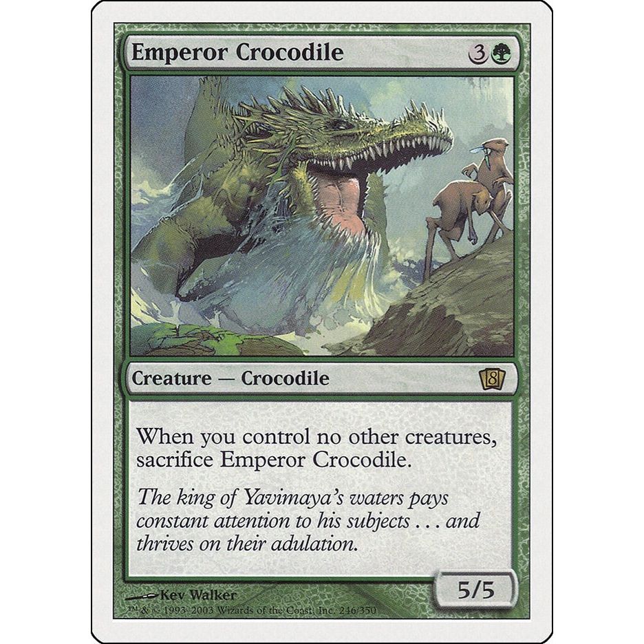 Image for Emperor Crocodile (246) (8ED) - Magic: The Gathering