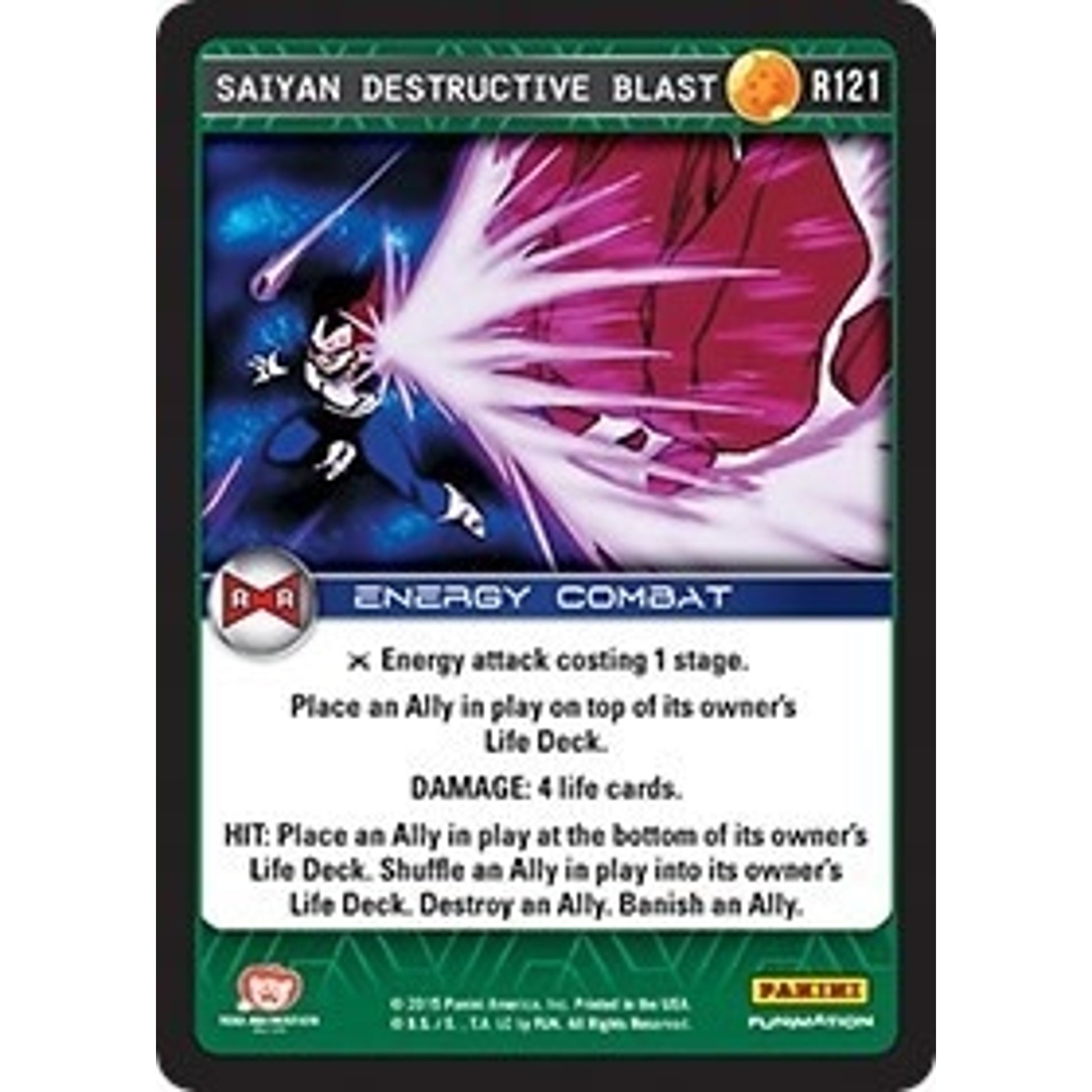 Image for Saiyan Destructive Blast (R121) (EVO) - Dragon Ball Z TCG
