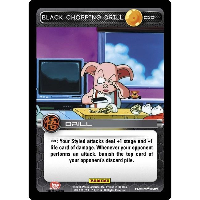 Image for Black Chopping Drill (C10) (MOV) - Dragon Ball Z TCG