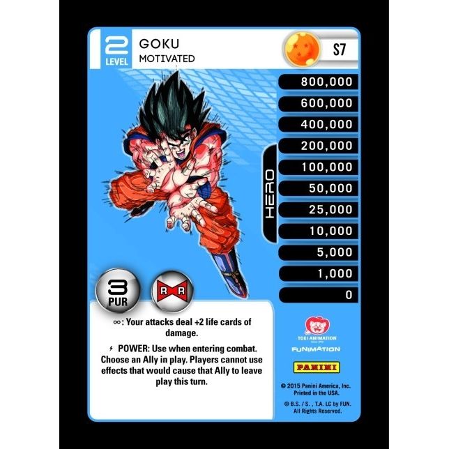 Image for Goku - Motivated (Rainbow Parallel Foil) (S7) (EVO) - Dragon Ball Z TCG