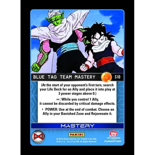 Image for Blue Tag Team Mastery (High Tech Foil) (S10) (EVO) - Dragon Ball Z TCG