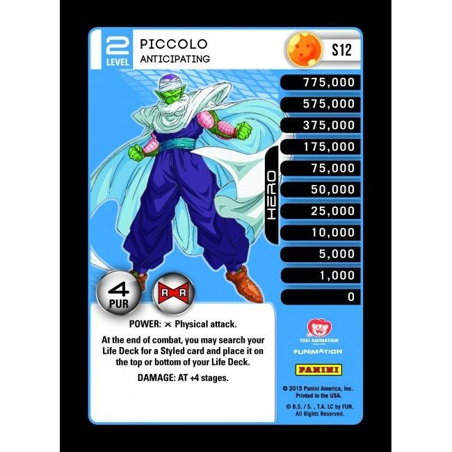 Image for Piccolo - Anticipating (High Tech Foil) (S12) (EVO) - Dragon Ball Z TCG