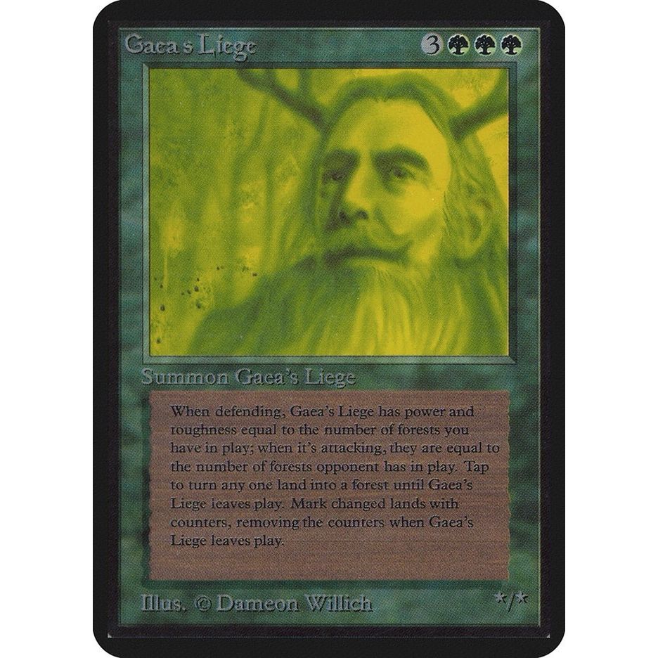 Image for Gaea's Liege (LEA) - Magic: The Gathering