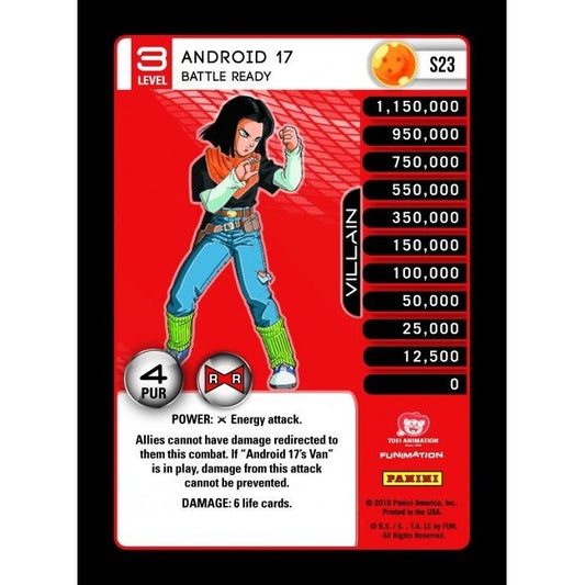 Image for Android 17 - Battle Ready (Rainbow Parallel Foil) (S23) (EVO) - Dragon Ball Z TCG