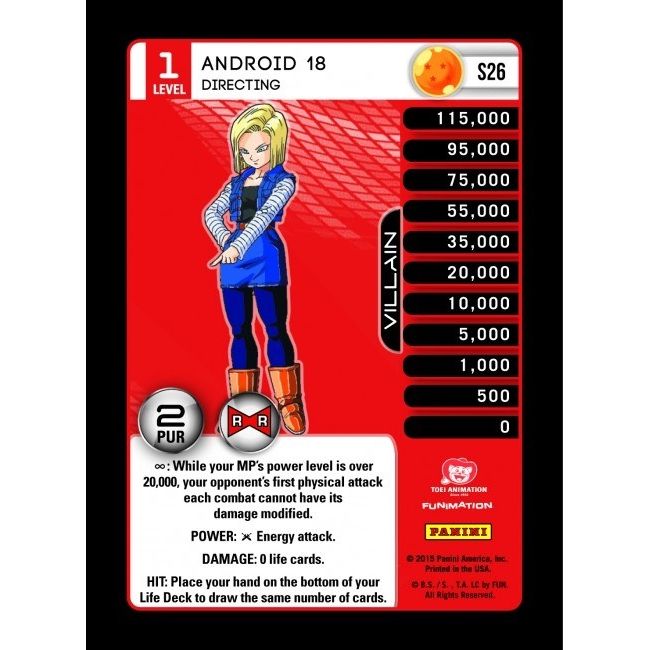 Image for Android 18 - Directing (Rainbow Parallel Foil) (S26) (EVO) - Dragon Ball Z TCG