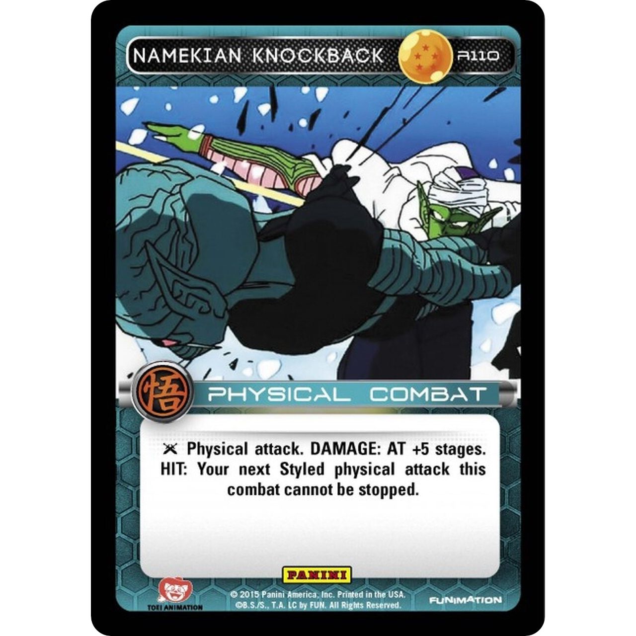 Image for Namekian Knockback (R110) (MOV) - Dragon Ball Z TCG