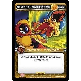 Image for Orange Empowered Kick (R116) (MOV) - Dragon Ball Z TCG
