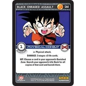 Image for Black Enraged Assault (S44) (EVO) - Dragon Ball Z TCG