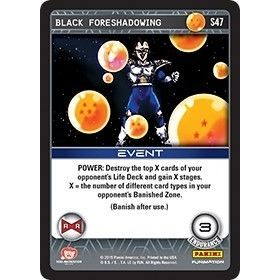 Image for Black Foreshadowing (S47) (EVO) - Dragon Ball Z TCG