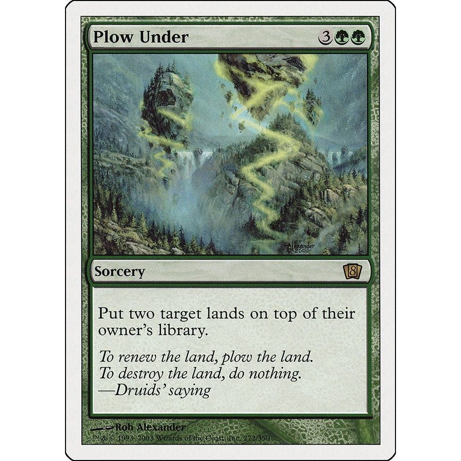 Image for Plow Under (272) (8ED) - Magic: The Gathering