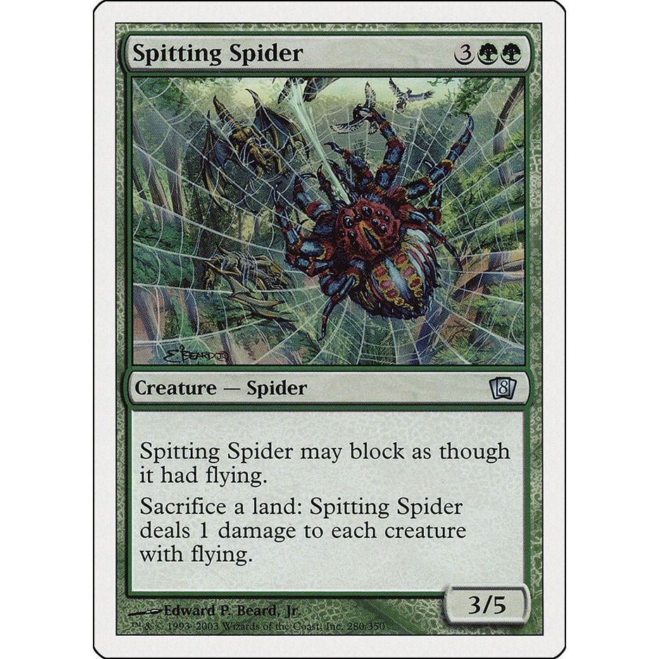 Image for Spitting Spider (280) (8ED) - Magic: The Gathering