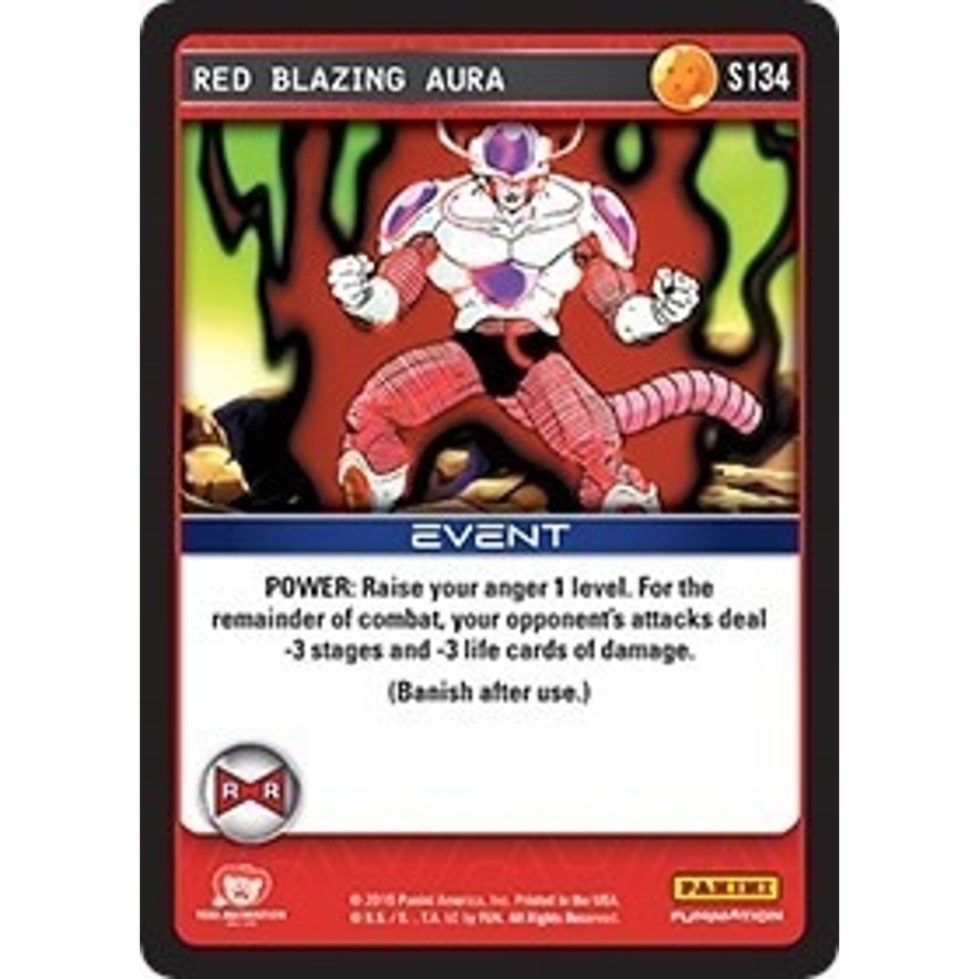 Image for Red Blazing Aura (S134) (EVO) - Dragon Ball Z TCG