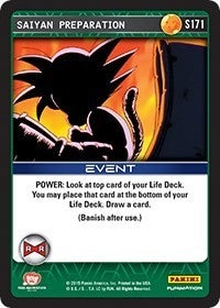Image for Saiyan Preparation (S171) (EVO) - Dragon Ball Z TCG