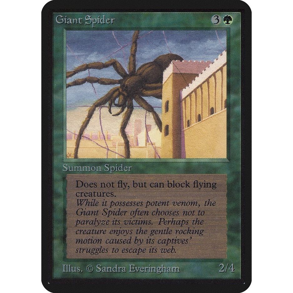 Image for Giant Spider (LEA) - Magic: The Gathering