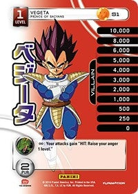 Image for Vegeta - Prince of Saiyans (Rainbow Parallel Foil) (S1) (BASE) - Dragon Ball Z TCG