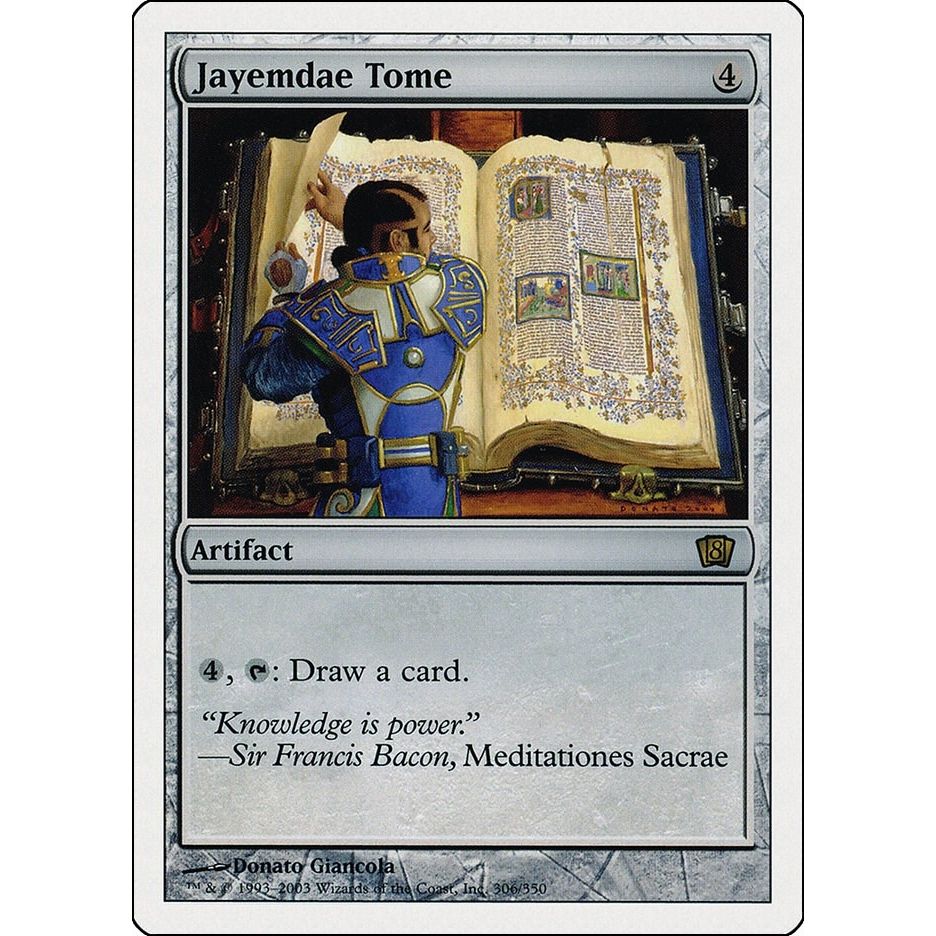 Image for Jayemdae Tome (306) (8ED) - Magic: The Gathering