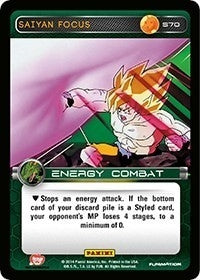 Image for Saiyan Focus (S70) (BASE) - Dragon Ball Z TCG