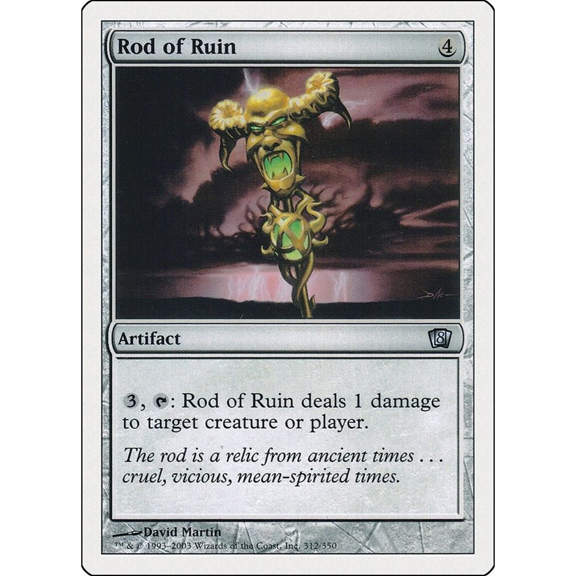 Image for Rod of Ruin (312) (8ED) - Magic: The Gathering