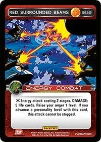 Image for Red Surrounded Beams (S119) (BASE) - Dragon Ball Z TCG