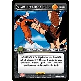 Image for Black Left Kick (S132) (BASE) - Dragon Ball Z TCG