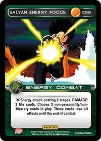 Image for Saiyan Energy Focus (C52) (BASE) - Dragon Ball Z TCG