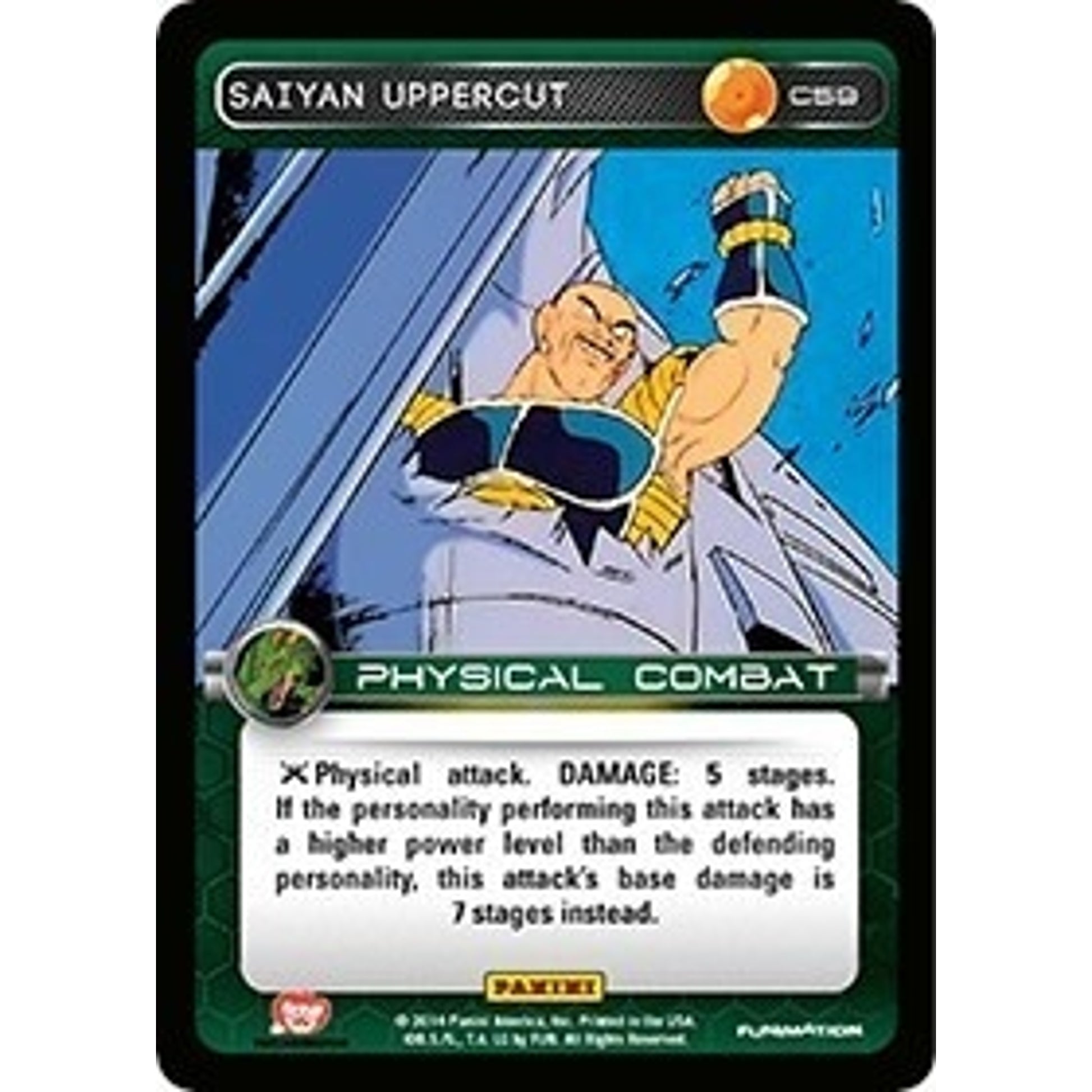 Image for Saiyan Uppercut (C59) (BASE) - Dragon Ball Z TCG