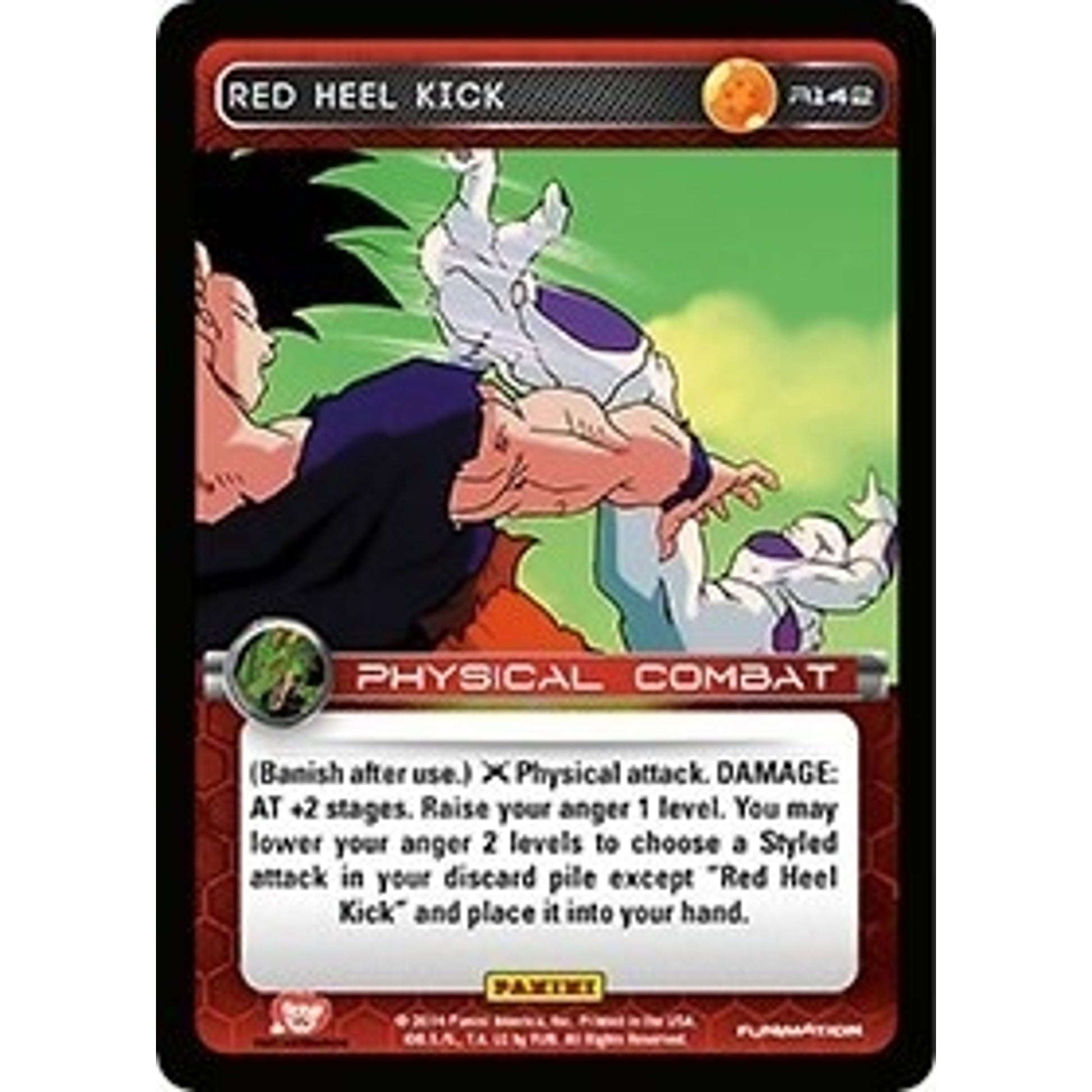 Image for Red Heel Kick (R142) (BASE) - Dragon Ball Z TCG