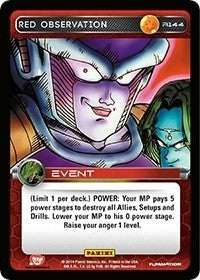 Image for Red Observation (R144) (BASE) - Dragon Ball Z TCG