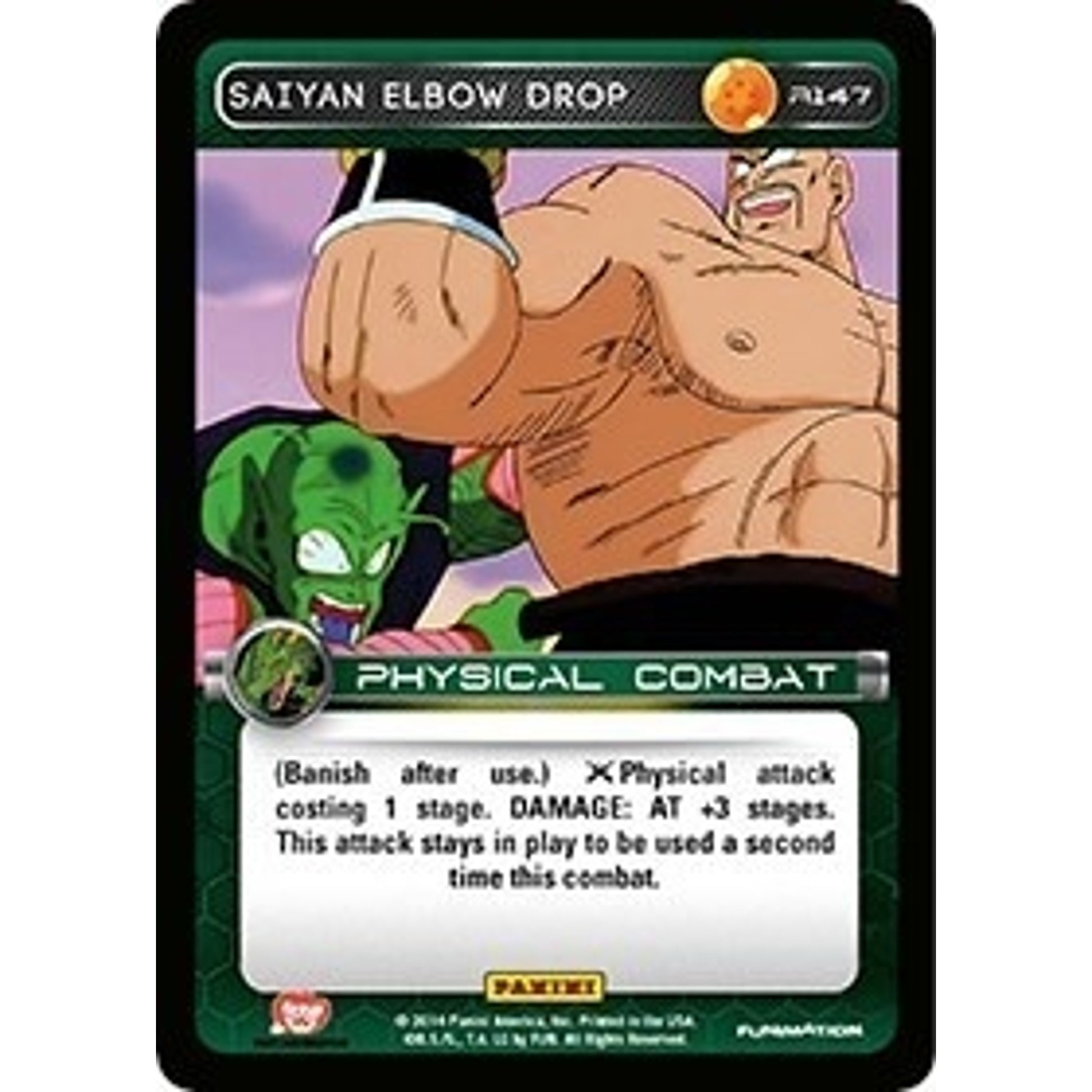 Image for Saiyan Elbow Drop (R147) (BASE) - Dragon Ball Z TCG