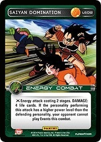 Image for Saiyan Domination (U102) (BASE) - Dragon Ball Z TCG