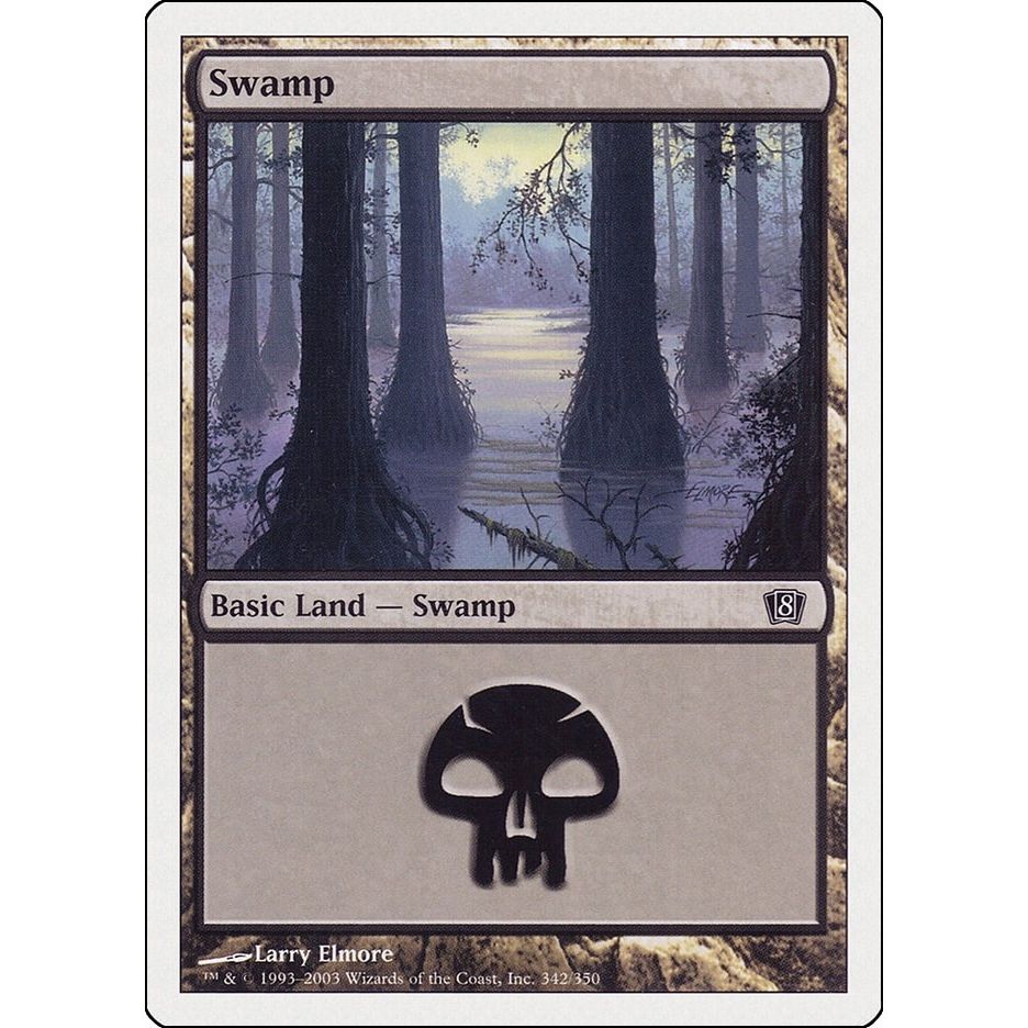 Image for Swamp (342) (342) (8ED) - Magic: The Gathering