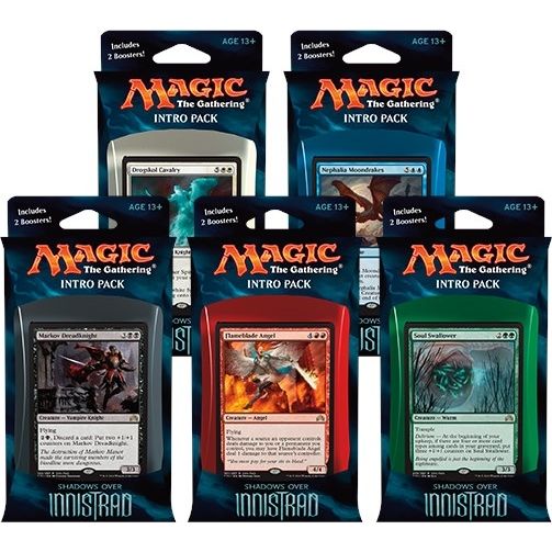 Image for Shadows over Innistrad Intro Pack - Set of 5 - Magic: The Gathering
