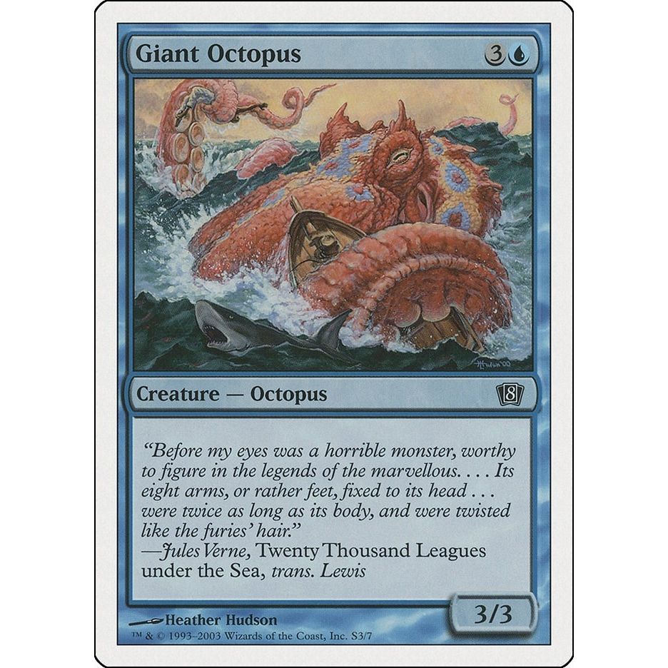Image for Giant Octopus (S3) (8ED) - Magic: The Gathering