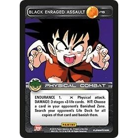 Image for Black Enraged Assault (Heroes & Villains) (P7) (PRO) - Dragon Ball Z TCG