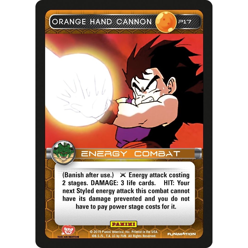 Image for Orange Hand Cannon (Heroes & Villains) (P17) (PRO) - Dragon Ball Z TCG