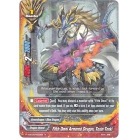 Image for Fifth Omni Armored Dragon, Toxin Tenki (H-BT04/0022EN) (H-BT04) - Future Card BuddyFight